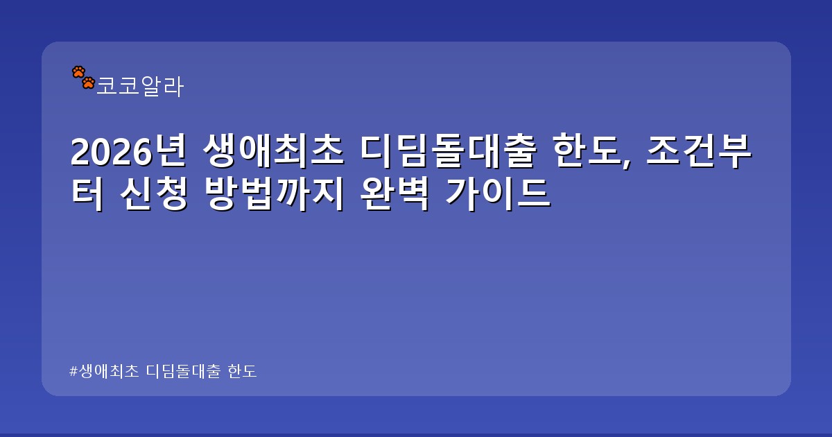 생애최초 디딤돌대출 한도 - invest.aaa12a.co.kr 캐릭터